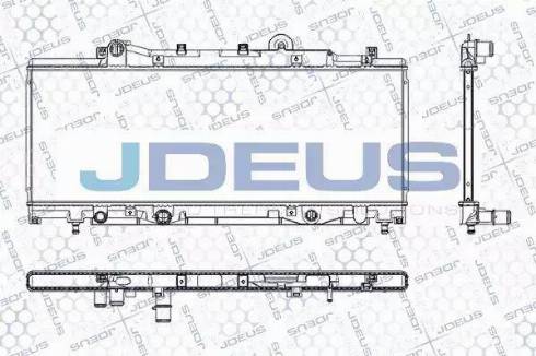 Jdeus RA0110320 - Radiators, Motora dzesēšanas sistēma autodraugiem.lv