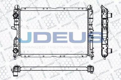 Jdeus RA0110240 - Radiators, Motora dzesēšanas sistēma autodraugiem.lv