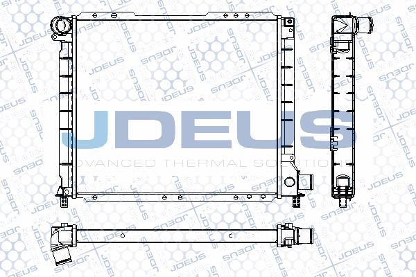 Jdeus RA0110280 - Radiators, Motora dzesēšanas sistēma autodraugiem.lv