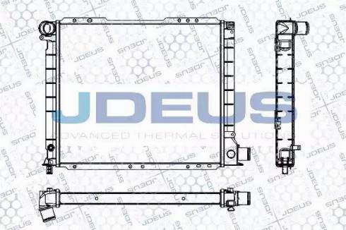 Jdeus RA0110270 - Radiators, Motora dzesēšanas sistēma autodraugiem.lv