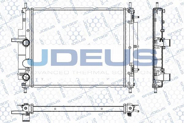 Jdeus RA0110790 - Radiators, Motora dzesēšanas sistēma autodraugiem.lv