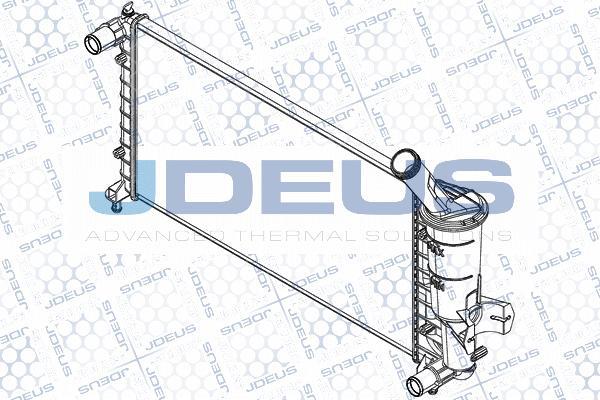 Jdeus RA0110750 - Radiators, Motora dzesēšanas sistēma autodraugiem.lv