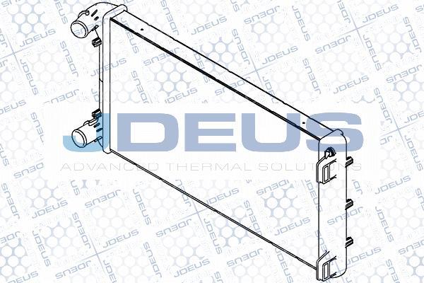 Jdeus RA0110730 - Radiators, Motora dzesēšanas sistēma autodraugiem.lv