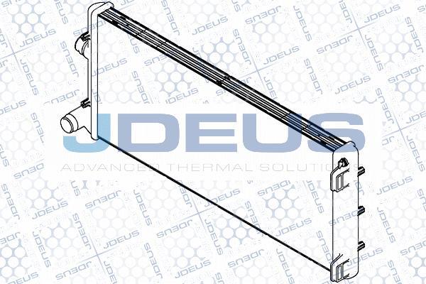 Jdeus RA0110720 - Radiators, Motora dzesēšanas sistēma autodraugiem.lv