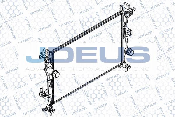 Jdeus RA0111410 - Radiators, Motora dzesēšanas sistēma autodraugiem.lv