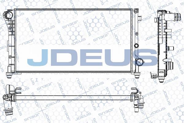 Jdeus RA0111050 - Radiators, Motora dzesēšanas sistēma autodraugiem.lv