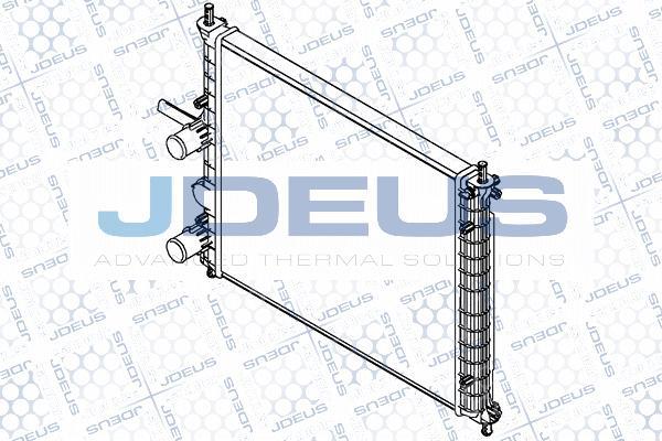 Jdeus RA0111170 - Radiators, Motora dzesēšanas sistēma autodraugiem.lv