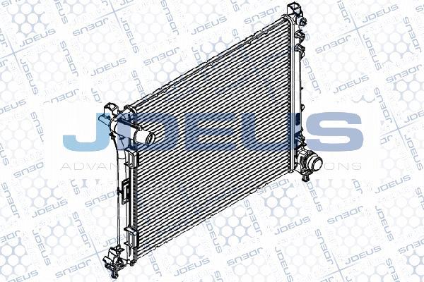 Jdeus RA0111350 - Radiators, Motora dzesēšanas sistēma autodraugiem.lv