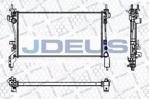 Jdeus RA0111290 - Radiators, Motora dzesēšanas sistēma autodraugiem.lv