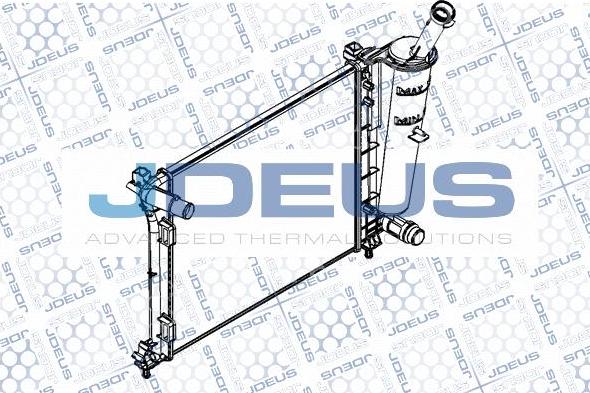 Jdeus RA0111240 - Radiators, Motora dzesēšanas sistēma autodraugiem.lv