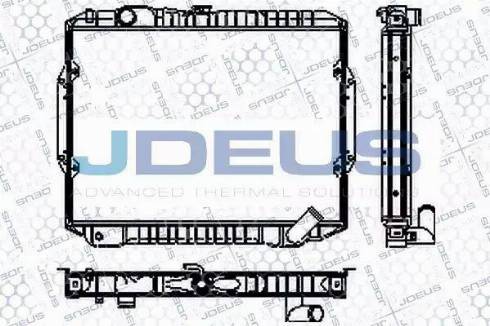 Jdeus RA0180080 - Radiators, Motora dzesēšanas sistēma autodraugiem.lv