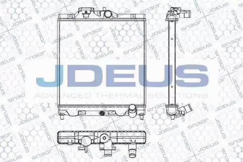 Jdeus RA0130040 - Radiators, Motora dzesēšanas sistēma autodraugiem.lv