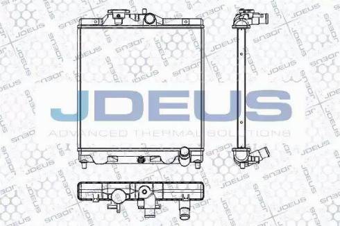 Jdeus RA0130050 - Radiators, Motora dzesēšanas sistēma autodraugiem.lv