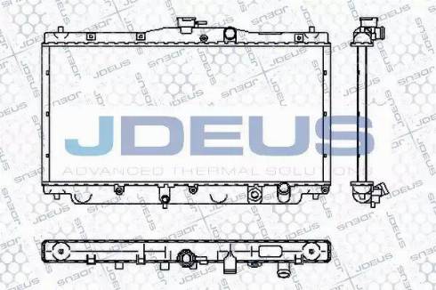 Jdeus RA0130020 - Radiators, Motora dzesēšanas sistēma autodraugiem.lv