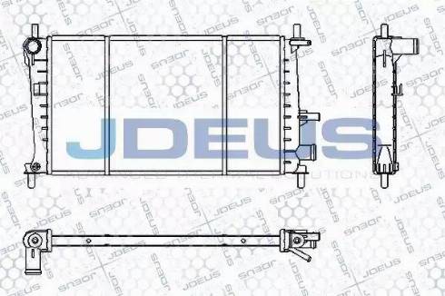 Jdeus RA0120940 - Radiators, Motora dzesēšanas sistēma autodraugiem.lv