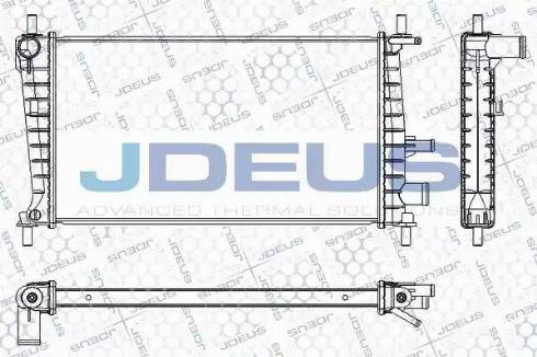 Jdeus RA0120941 - Radiators, Motora dzesēšanas sistēma autodraugiem.lv