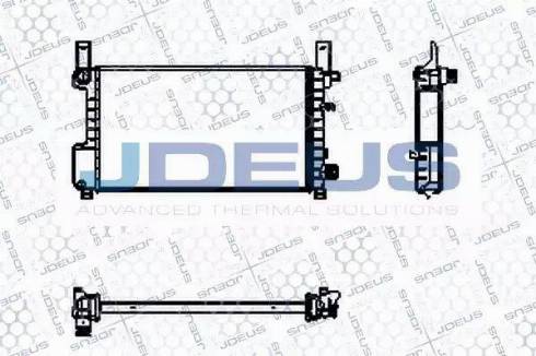 Jdeus RA0120950 - Radiators, Motora dzesēšanas sistēma autodraugiem.lv