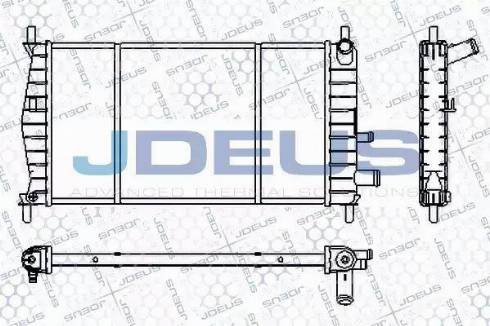 Jdeus RA0120960 - Radiators, Motora dzesēšanas sistēma autodraugiem.lv