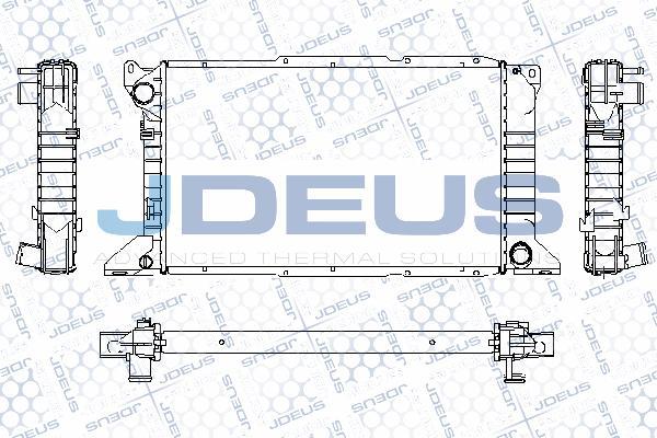 Jdeus RA0120980 - Radiators, Motora dzesēšanas sistēma autodraugiem.lv