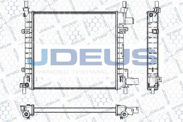 Jdeus RA0120971 - Radiators, Motora dzesēšanas sistēma autodraugiem.lv