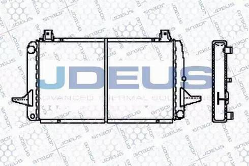 Jdeus RA0120430 - Radiators, Motora dzesēšanas sistēma autodraugiem.lv