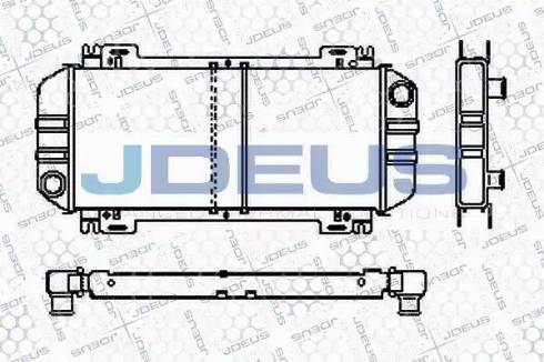 Jdeus RA0120420 - Radiators, Motora dzesēšanas sistēma autodraugiem.lv