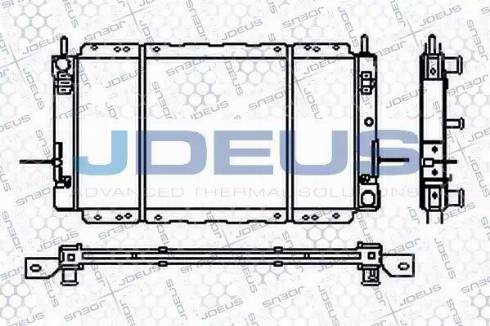 Jdeus RA0120591 - Radiators, Motora dzesēšanas sistēma autodraugiem.lv