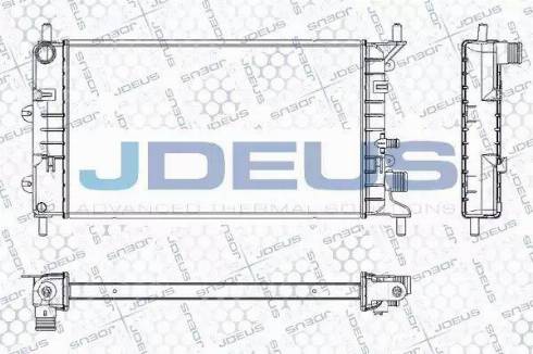 Jdeus RA0120550 - Radiators, Motora dzesēšanas sistēma autodraugiem.lv