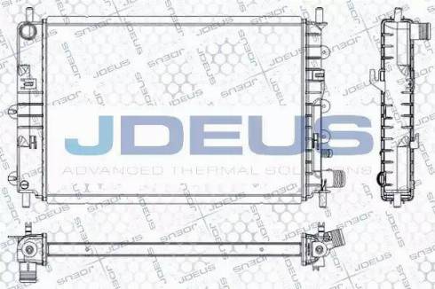 Jdeus RA0120560 - Radiators, Motora dzesēšanas sistēma autodraugiem.lv