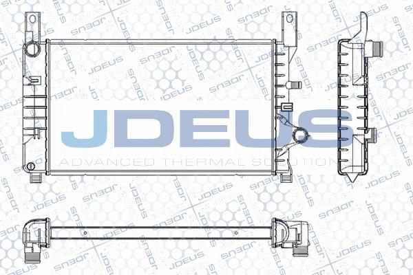 Jdeus RA0120520 - Radiators, Motora dzesēšanas sistēma autodraugiem.lv
