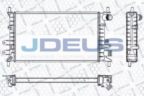 Jdeus RA0120610 - Radiators, Motora dzesēšanas sistēma autodraugiem.lv