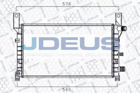 Jdeus RA0120620 - Radiators, Motora dzesēšanas sistēma autodraugiem.lv