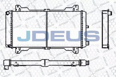 Jdeus RA0120040 - Radiators, Motora dzesēšanas sistēma autodraugiem.lv