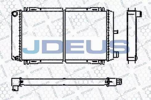 Jdeus RA0120050 - Radiators, Motora dzesēšanas sistēma autodraugiem.lv