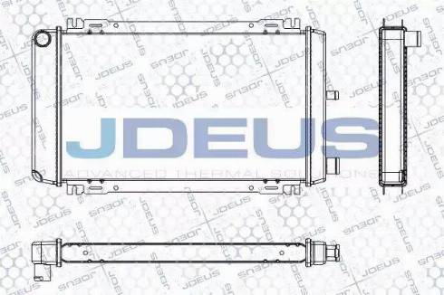 Jdeus RA0120051 - Radiators, Motora dzesēšanas sistēma autodraugiem.lv