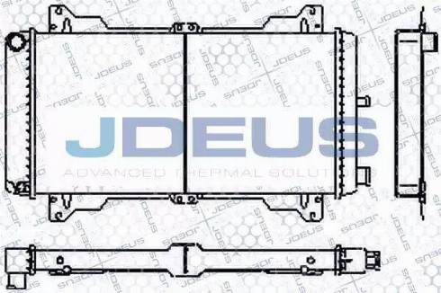 Jdeus RA0120031 - Radiators, Motora dzesēšanas sistēma autodraugiem.lv