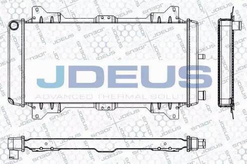 Jdeus RA0120032 - Radiators, Motora dzesēšanas sistēma autodraugiem.lv