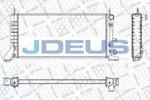 Jdeus RA0120140 - Radiators, Motora dzesēšanas sistēma autodraugiem.lv