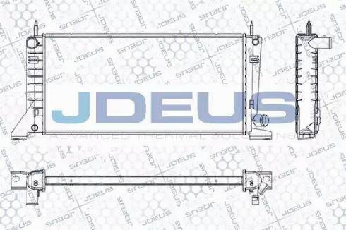 Jdeus RA0120110 - Radiators, Motora dzesēšanas sistēma autodraugiem.lv