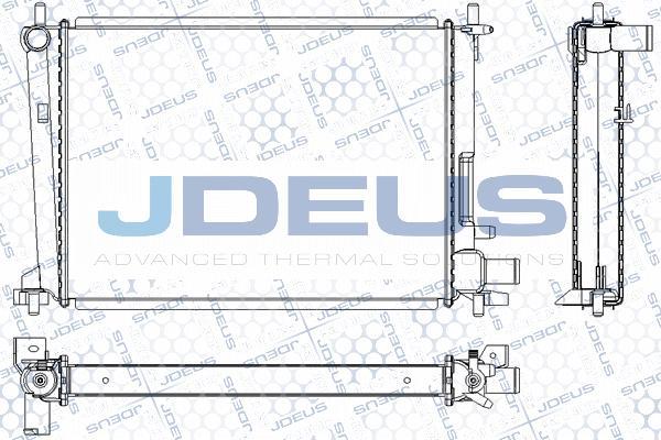 Jdeus RA0120860 - Radiators, Motora dzesēšanas sistēma autodraugiem.lv