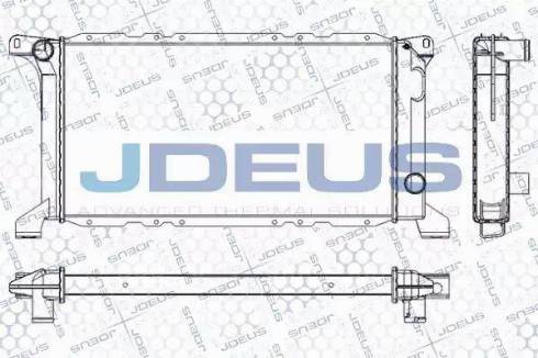 Jdeus RA0120810 - Radiators, Motora dzesēšanas sistēma autodraugiem.lv