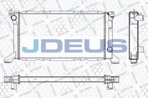 Jdeus RA0120830 - Radiators, Motora dzesēšanas sistēma autodraugiem.lv