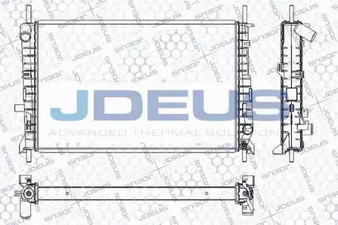 Jdeus RA0120870 - Radiators, Motora dzesēšanas sistēma autodraugiem.lv