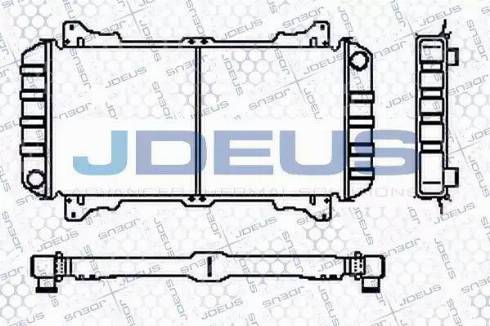 Jdeus RA0120350 - Radiators, Motora dzesēšanas sistēma autodraugiem.lv