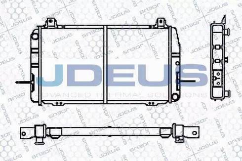 Jdeus RA0120380 - Radiators, Motora dzesēšanas sistēma autodraugiem.lv