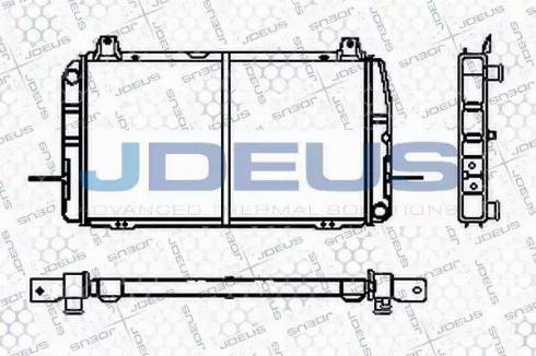 Jdeus RA0120382 - Radiators, Motora dzesēšanas sistēma autodraugiem.lv