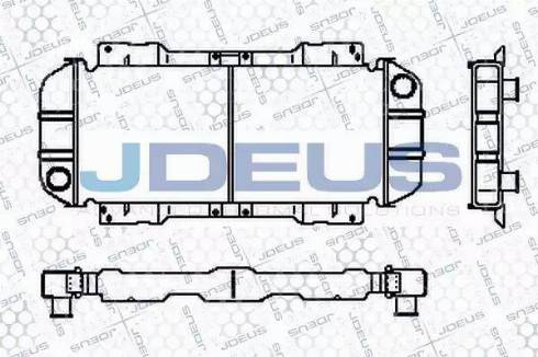 Jdeus RA0120330 - Radiators, Motora dzesēšanas sistēma autodraugiem.lv