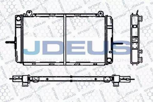 Jdeus RA0120372 - Radiators, Motora dzesēšanas sistēma autodraugiem.lv