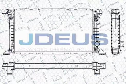 Jdeus RA0120790 - Radiators, Motora dzesēšanas sistēma autodraugiem.lv