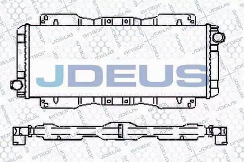 Jdeus RA0120740 - Radiators, Motora dzesēšanas sistēma autodraugiem.lv